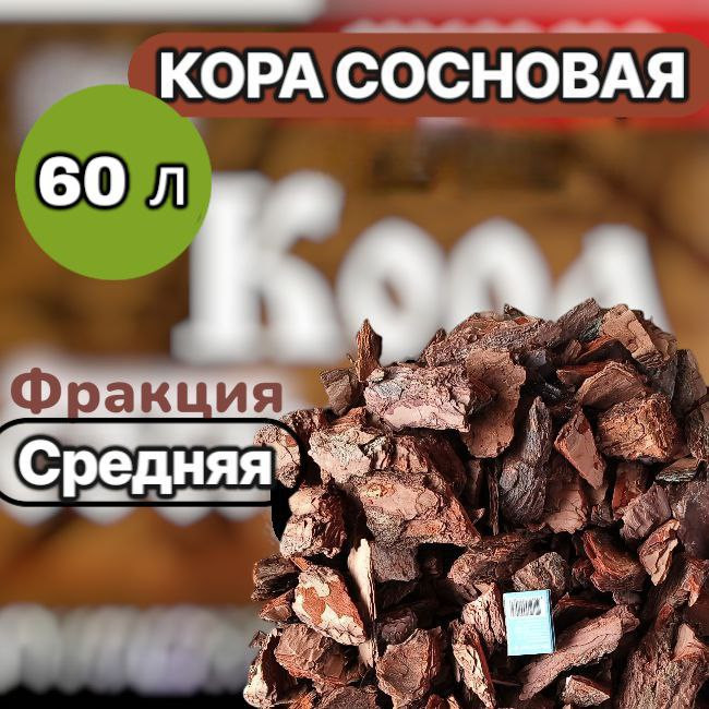 Сосновая кора, Средняя фракция 60 л. - фото1