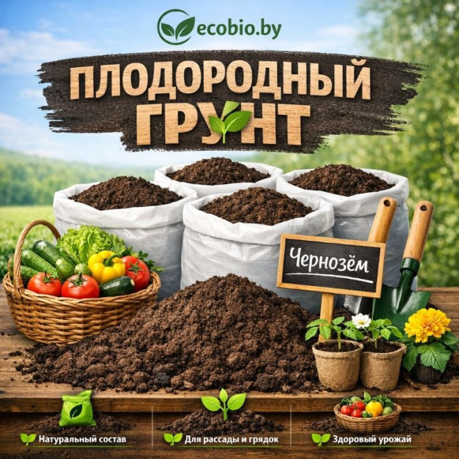 Плодородный грунт в мешках - фото1